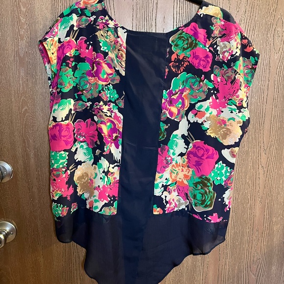 Maeve Anthropologie Silk Floral Top - Picture 4 of 5